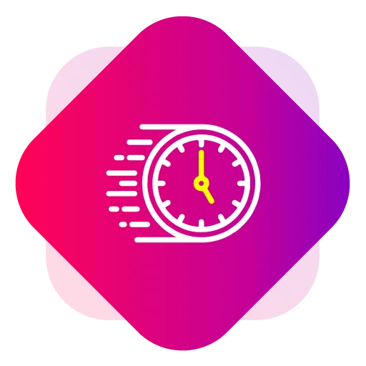 Faster Customer Handling Time Icon