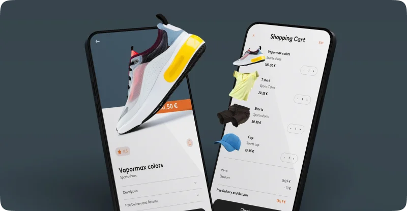 Ecommerce app UI UX Design