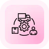 Supply Chain Management System Icon