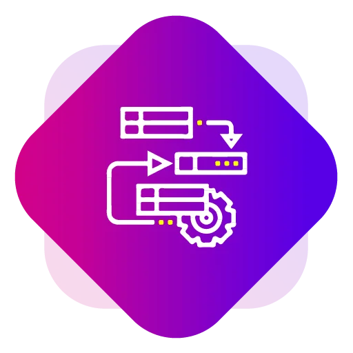 Automated Workflow Management Icon in Real Estate Software Development Services